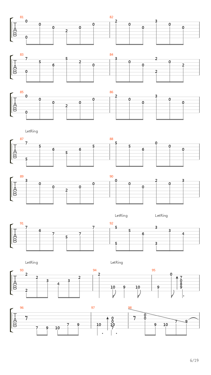 Percusion Flamenca Zapateado吉他谱