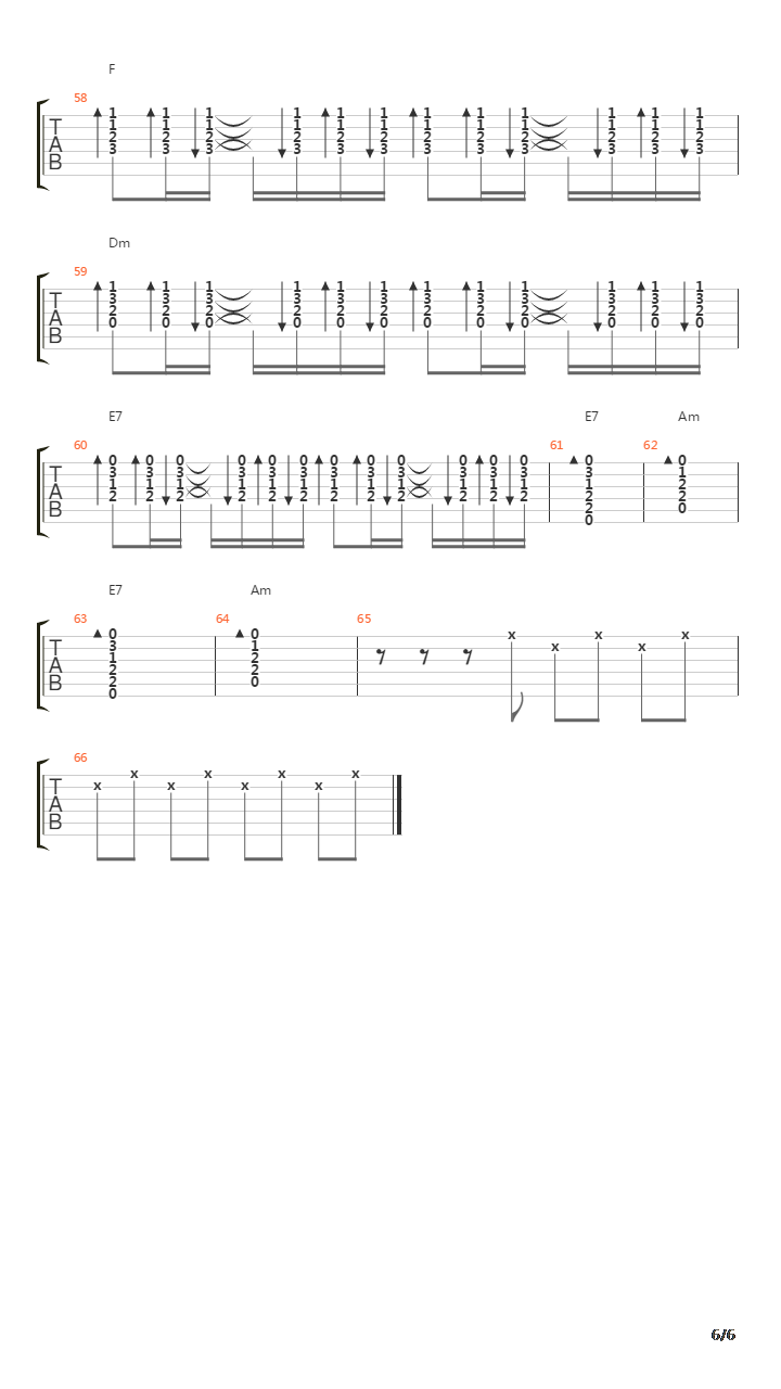 A.I.N.Y. (爱你)吉他谱