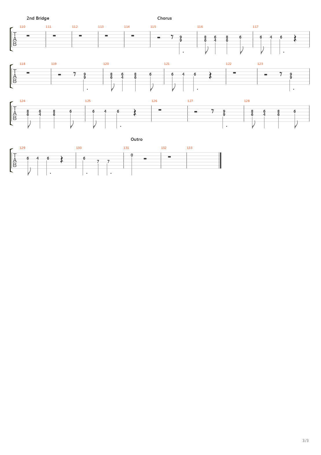 86吉他谱