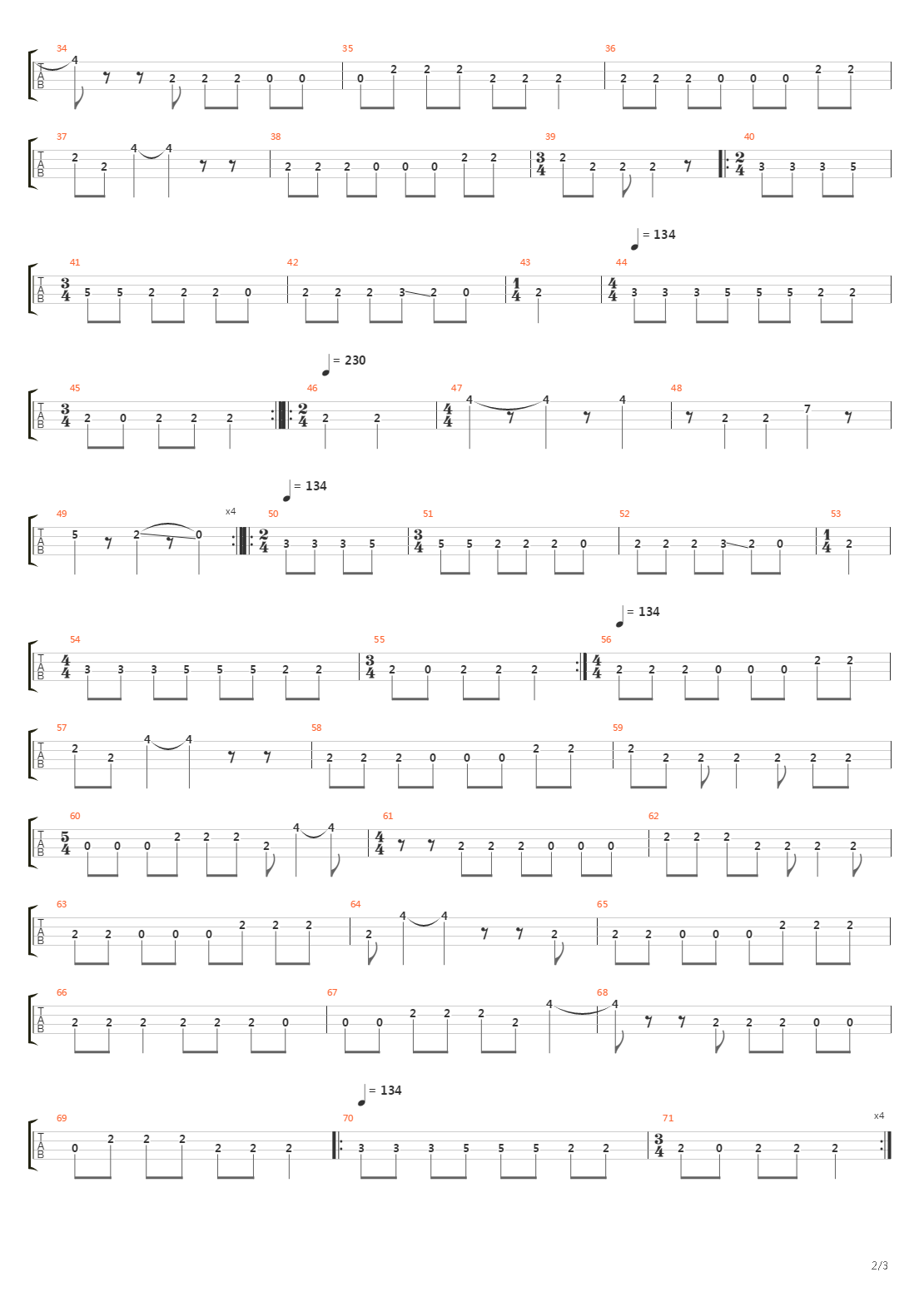 16吉他谱