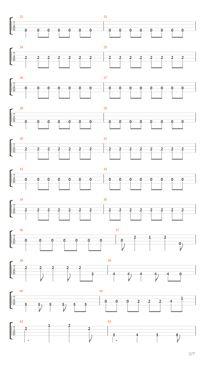 86吉他谱