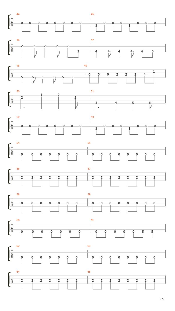 86吉他谱