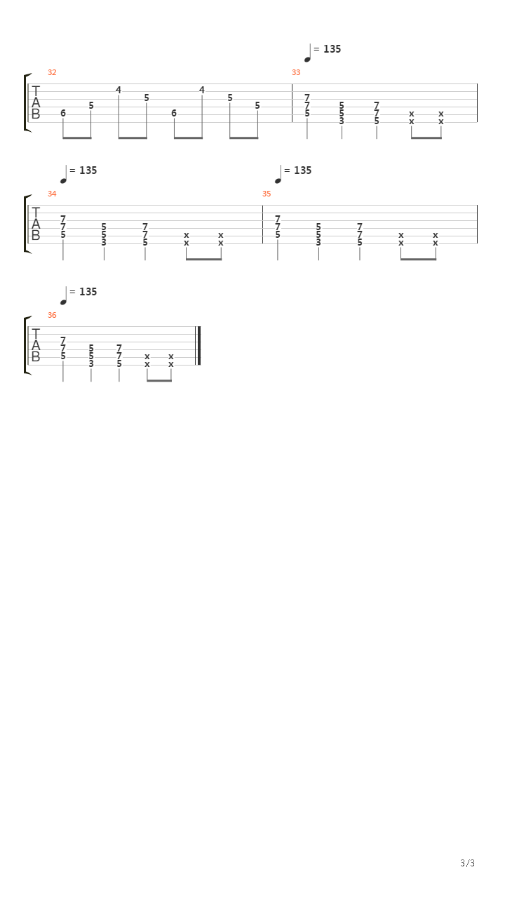 Before The Lobotomy吉他谱