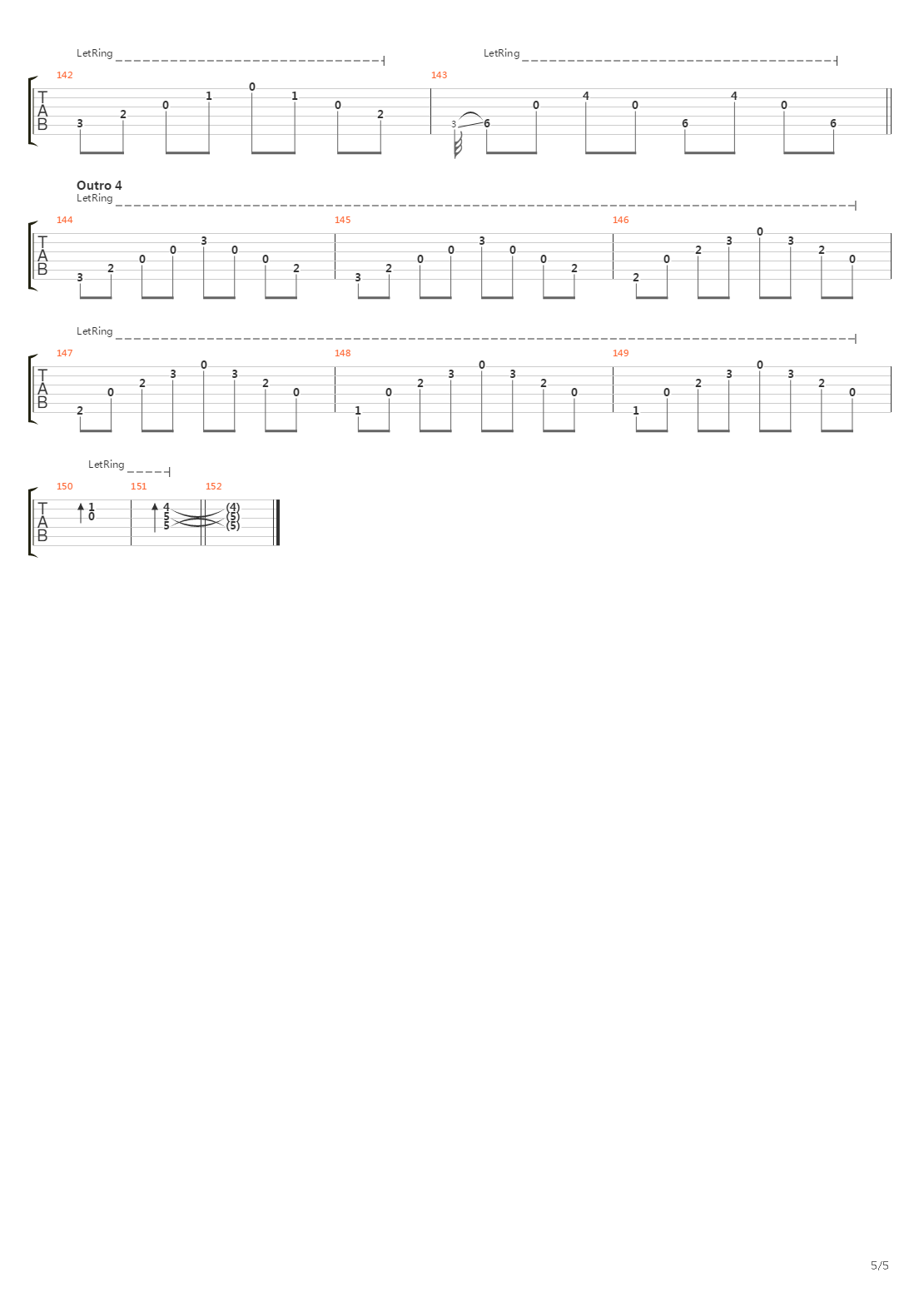 Before The Lobotomy吉他谱