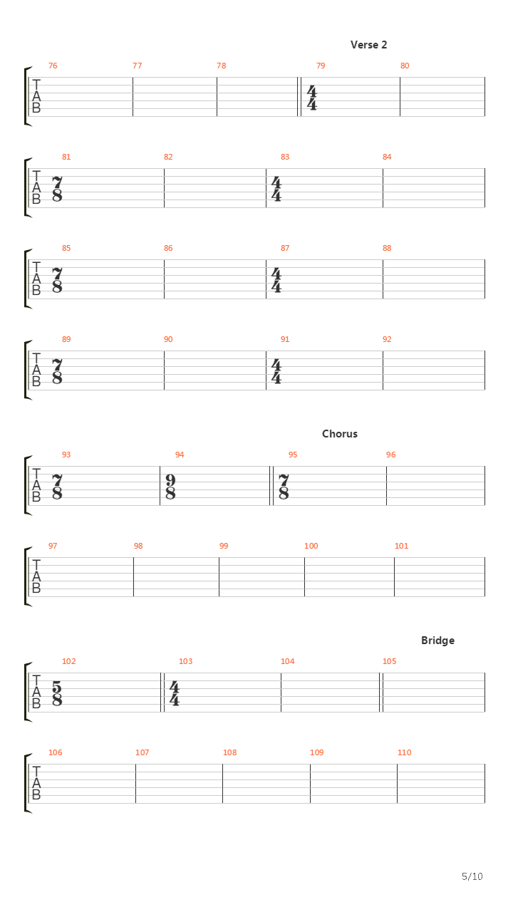 Before The Lobotomy吉他谱