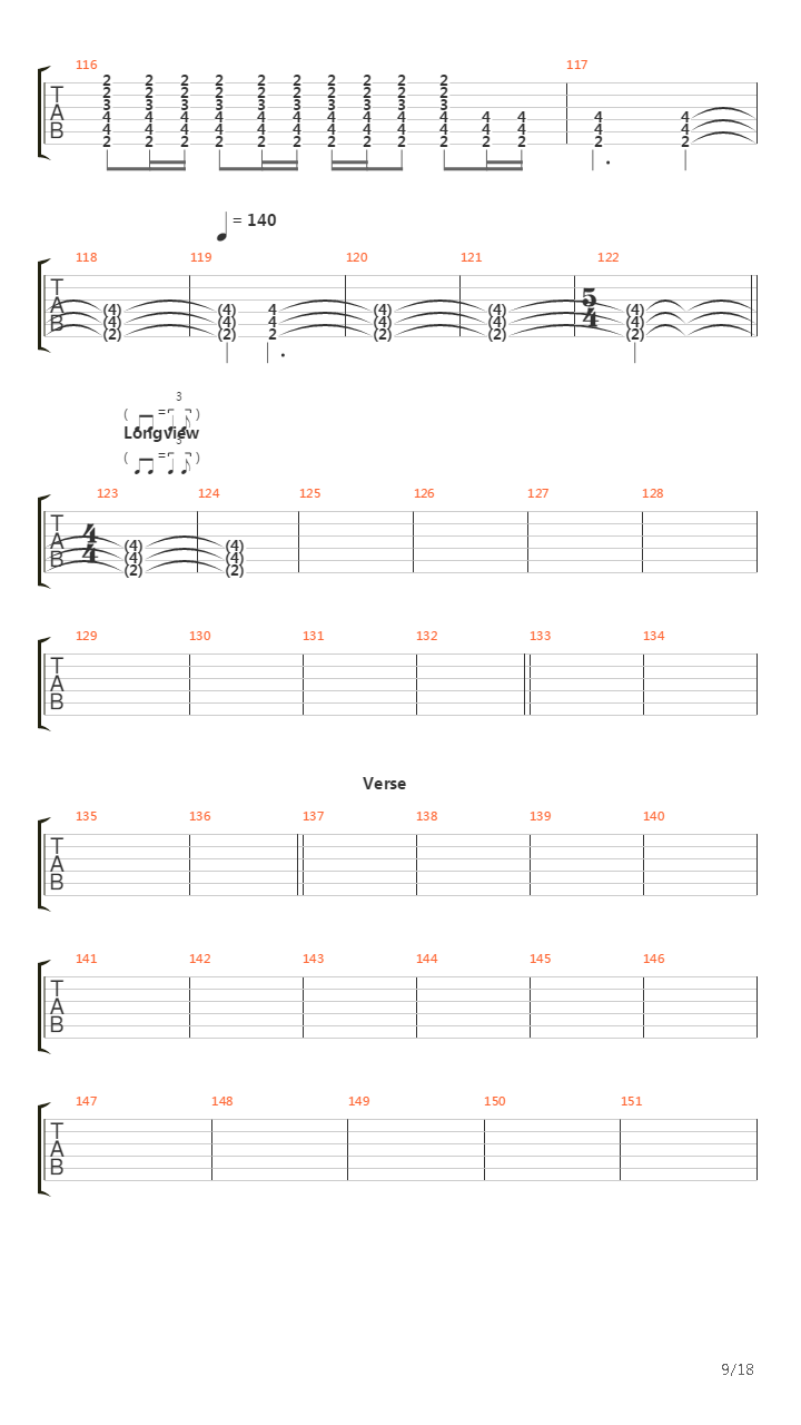 Chump吉他谱