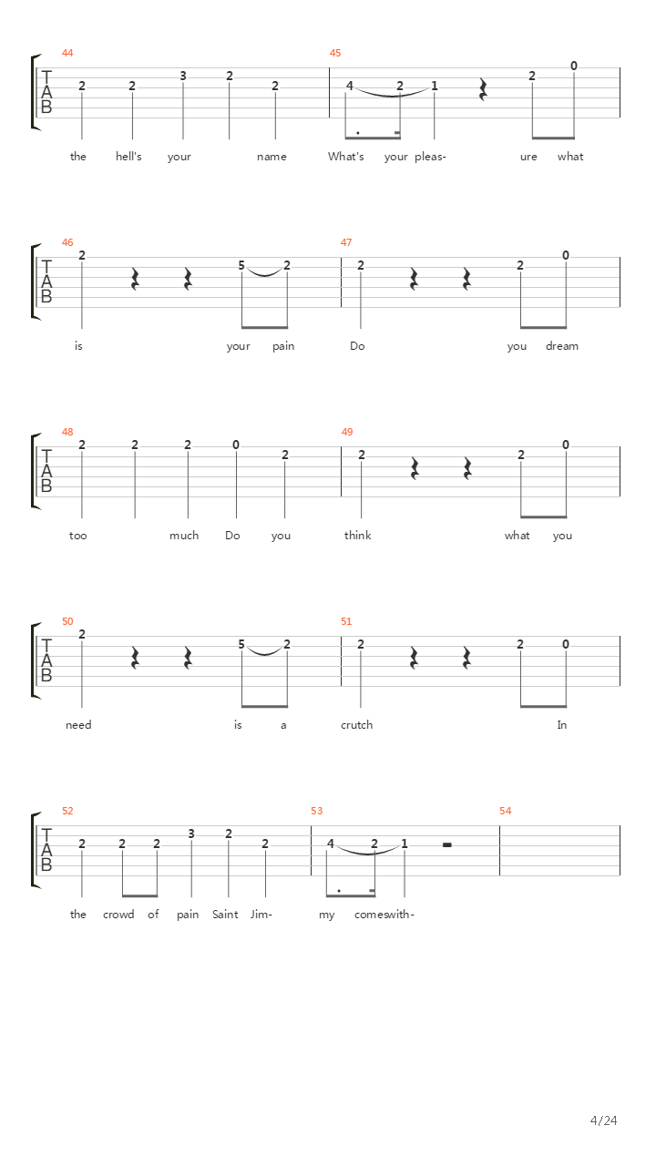 Homecoming吉他谱