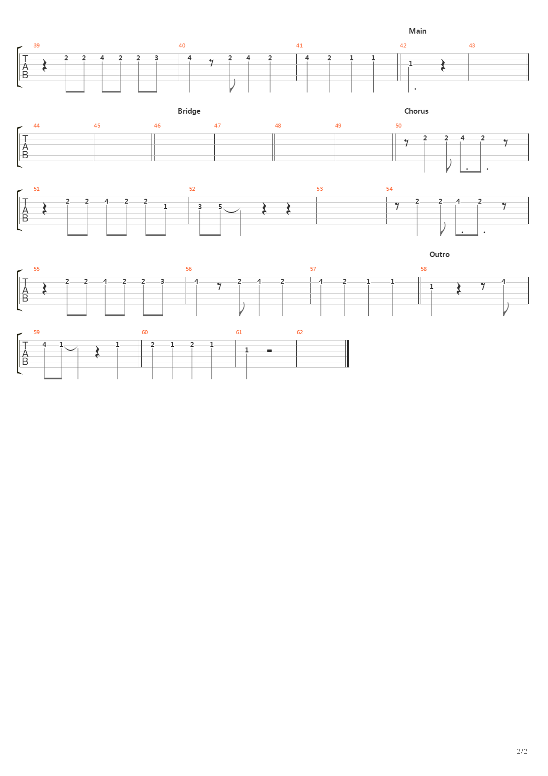 Jaded吉他谱