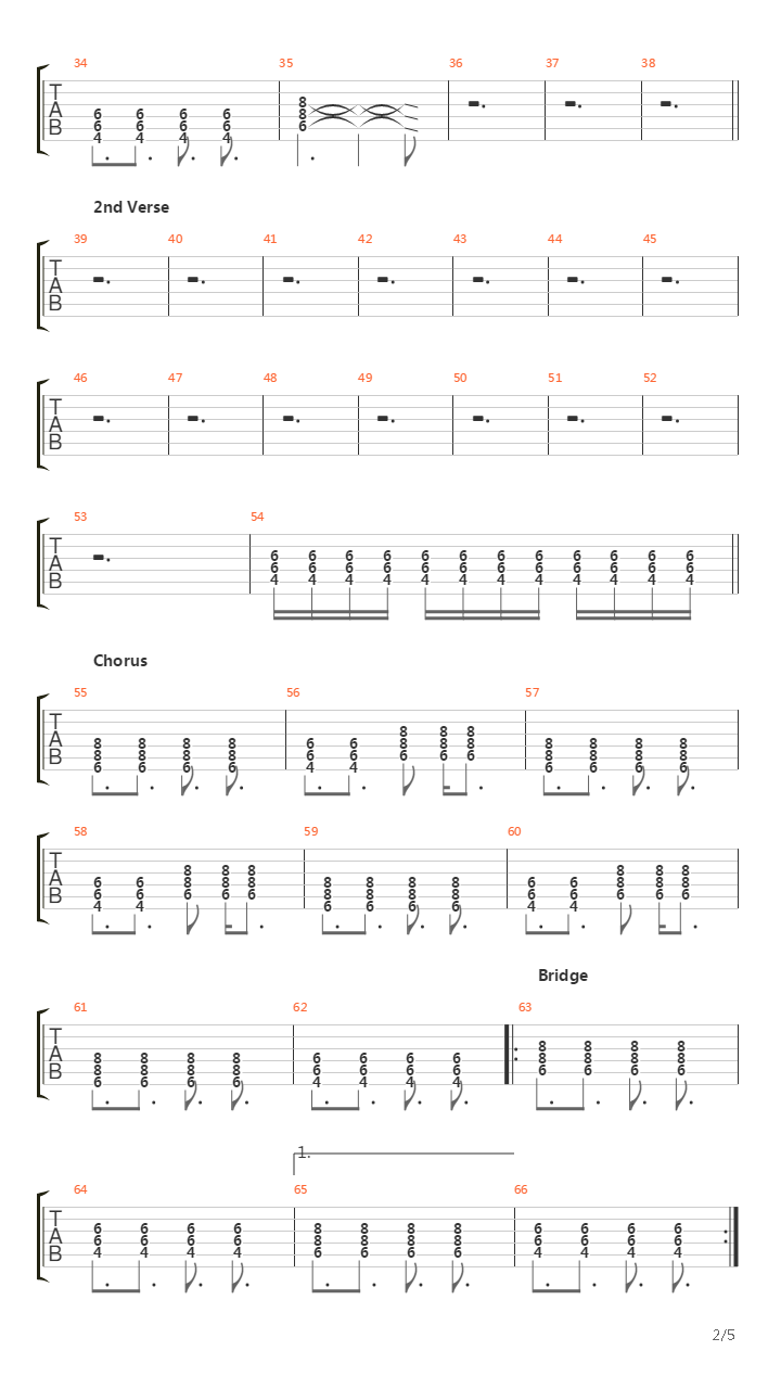 Longview吉他谱