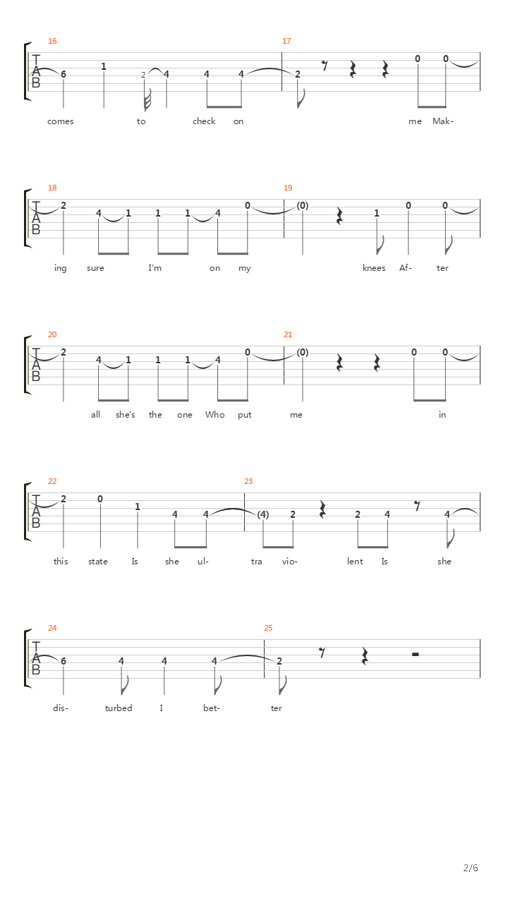 Pulling Teeth吉他谱