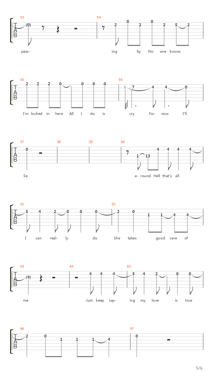 Pulling Teeth吉他谱