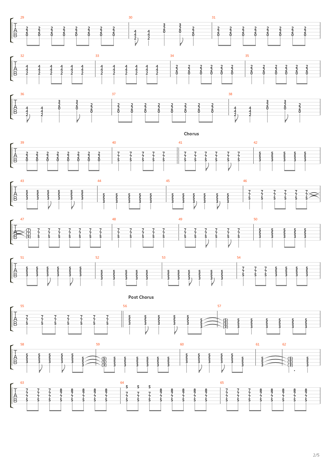 Road To Acceptance吉他谱