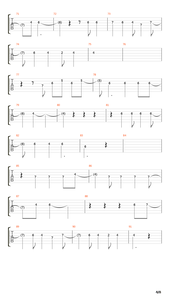 The Forgotten吉他谱