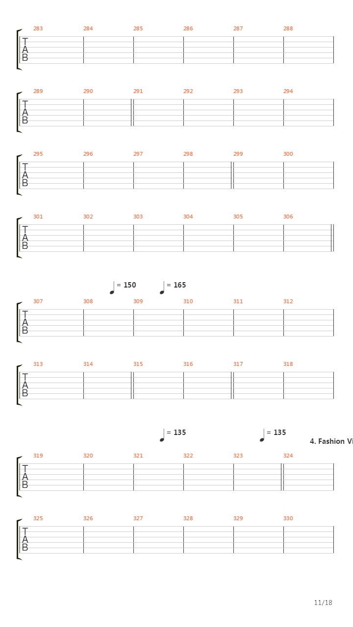 Warning Part 1吉他谱