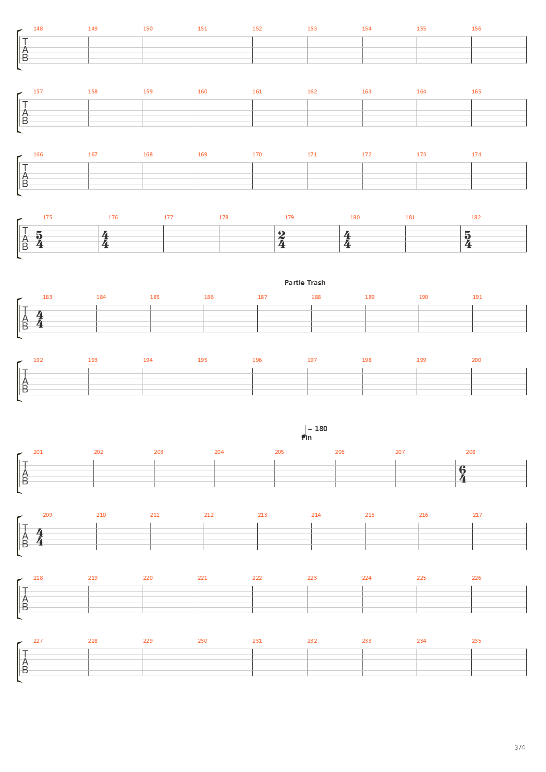 Battery吉他谱