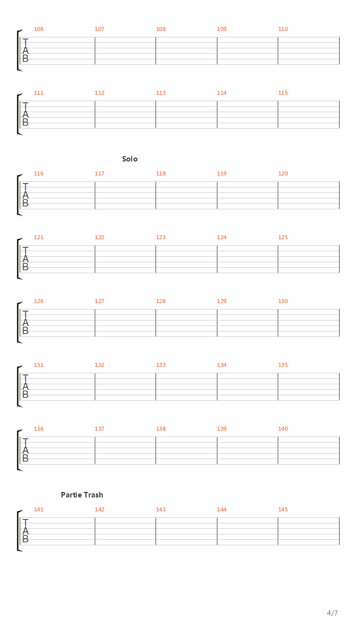 Battery吉他谱