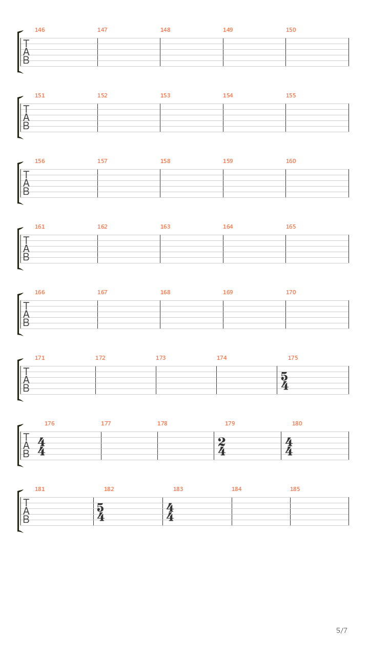 Battery吉他谱