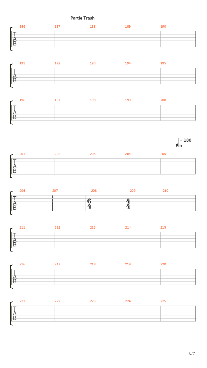 Battery吉他谱