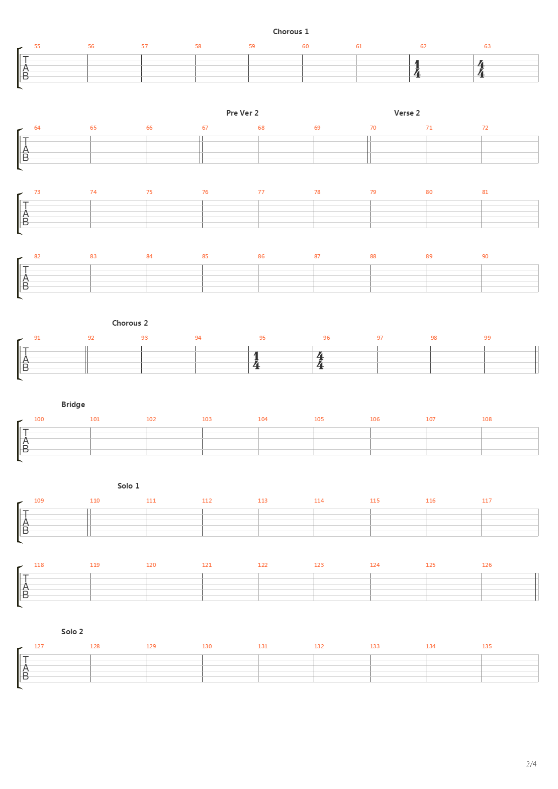 Battery吉他谱