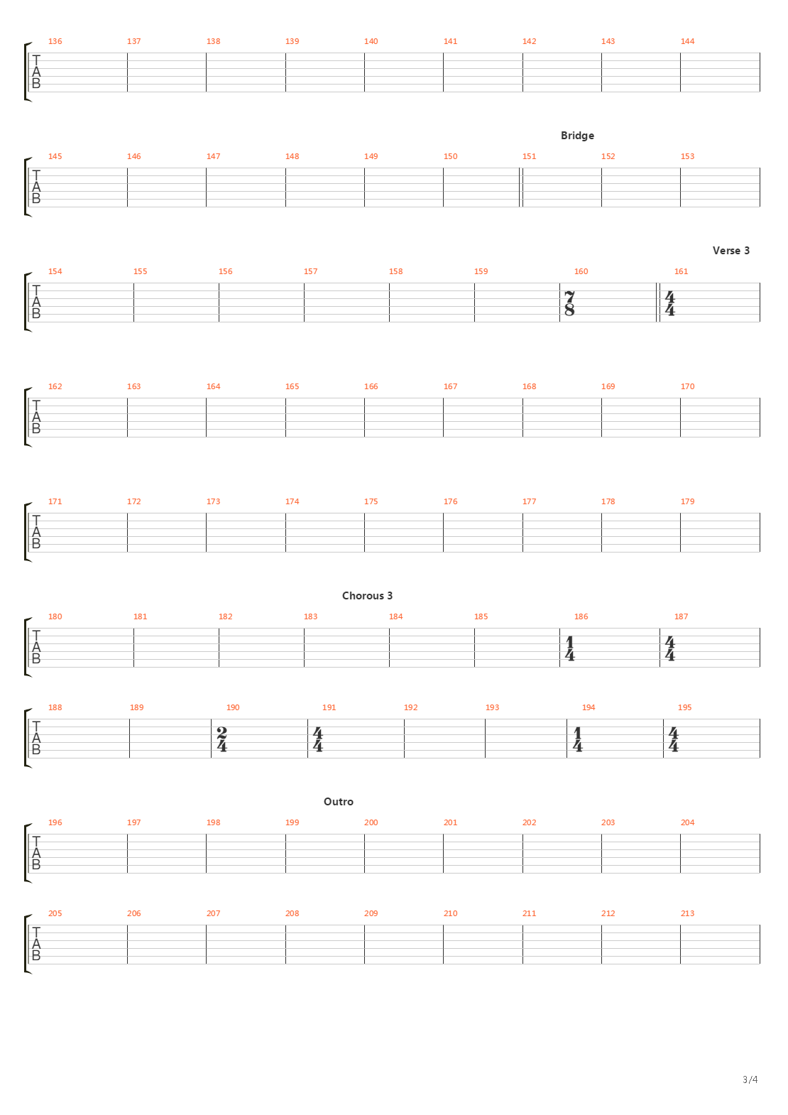 Battery吉他谱