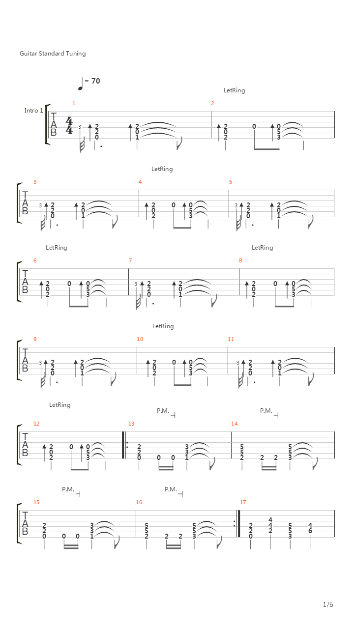 Battery吉他谱