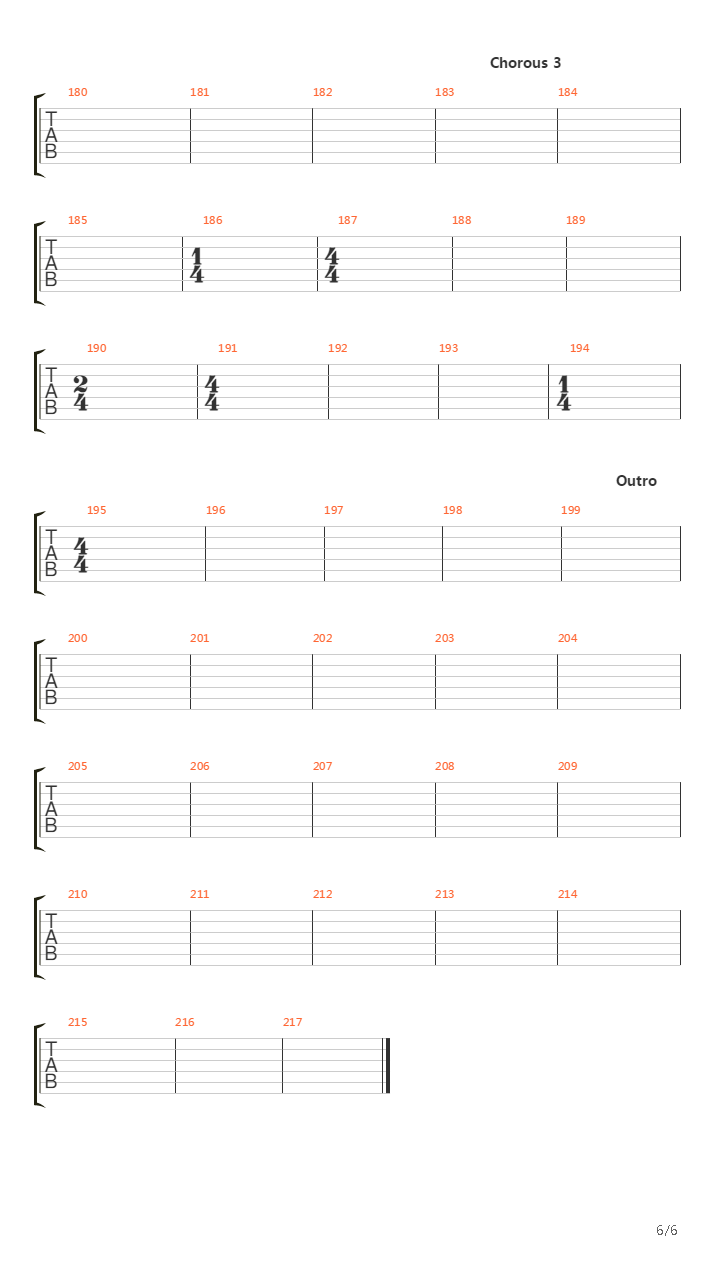 Battery吉他谱