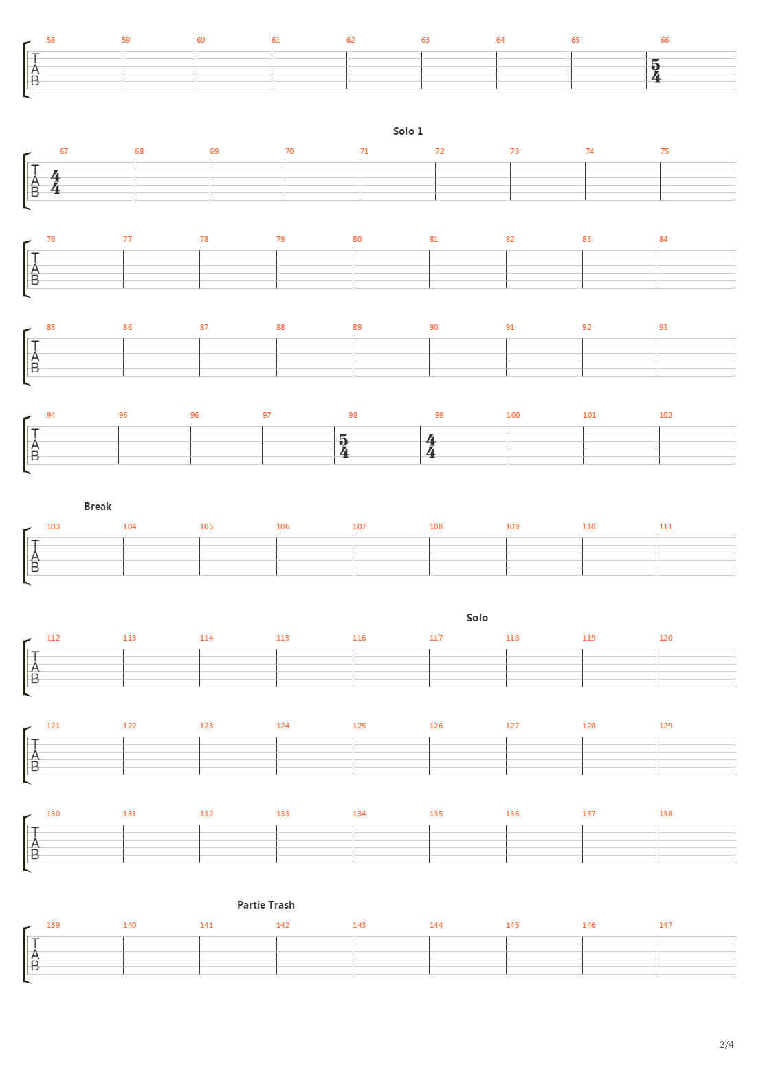 Battery(10)吉他谱