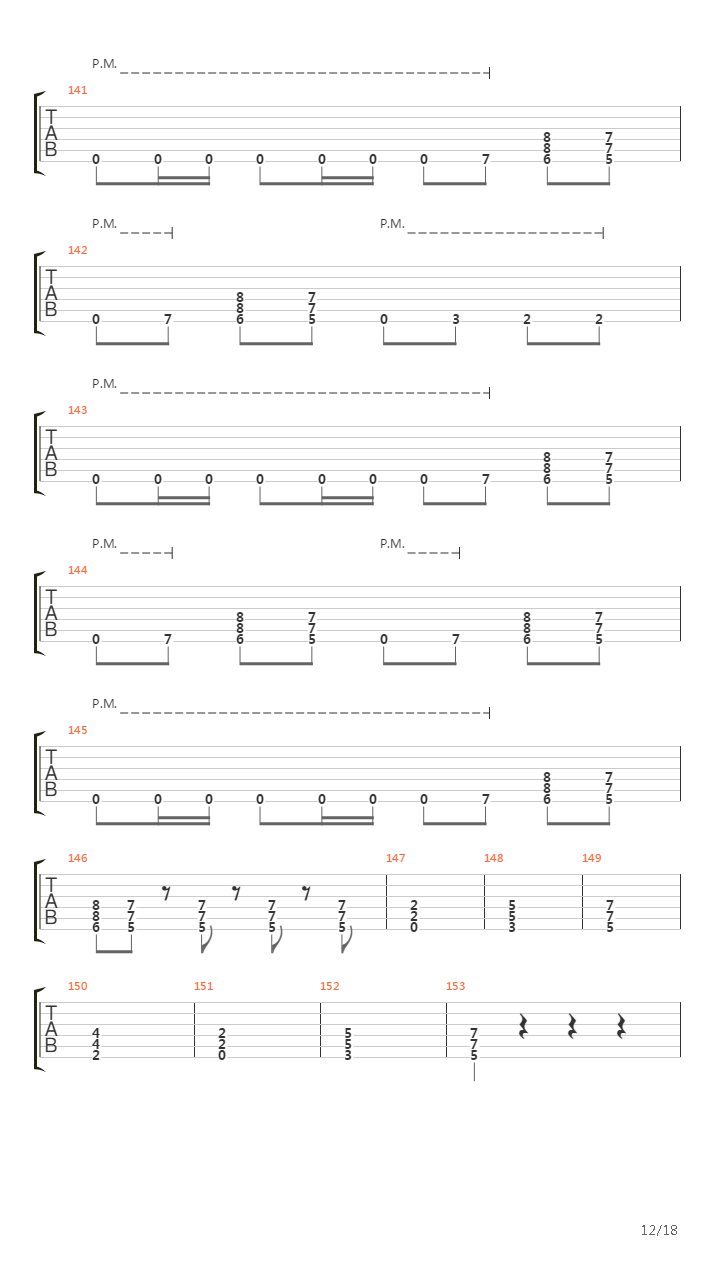 Battery(11)吉他谱