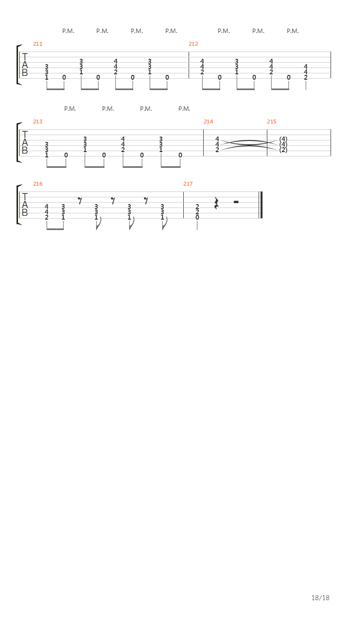 Battery(11)吉他谱