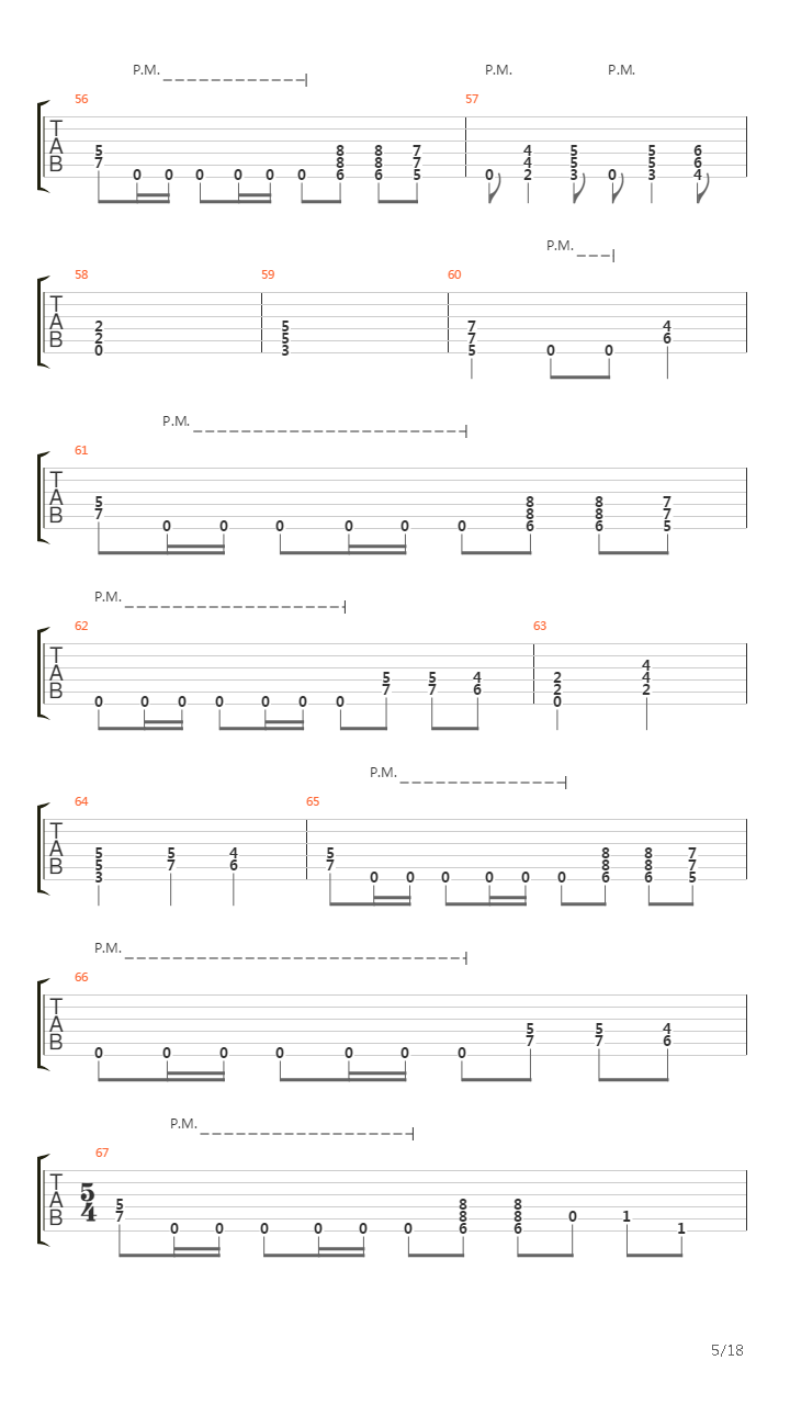 Battery(11)吉他谱