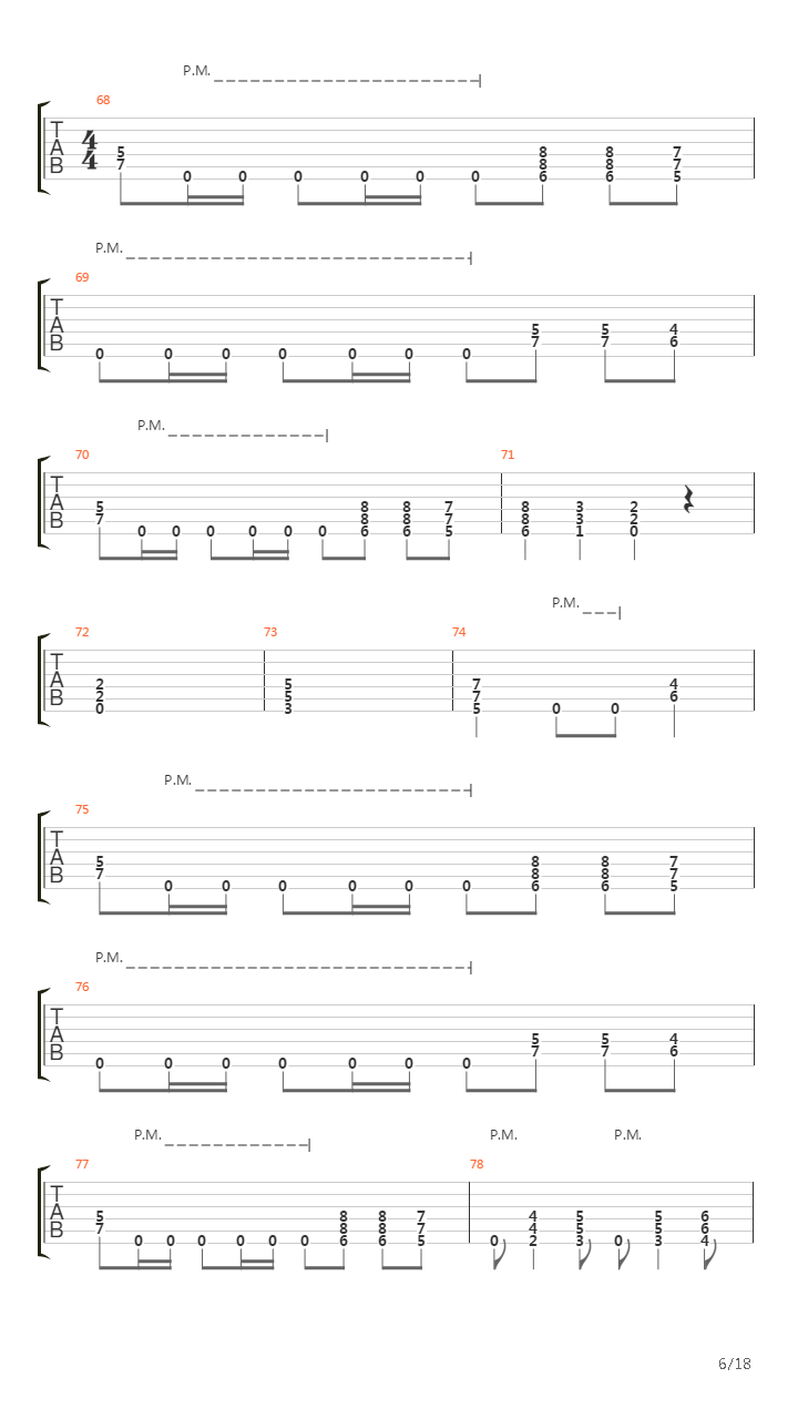 Battery(11)吉他谱