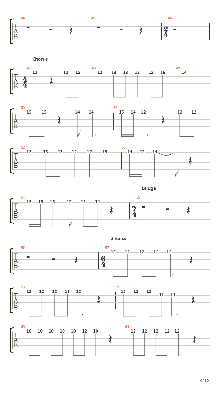 Blackened吉他谱