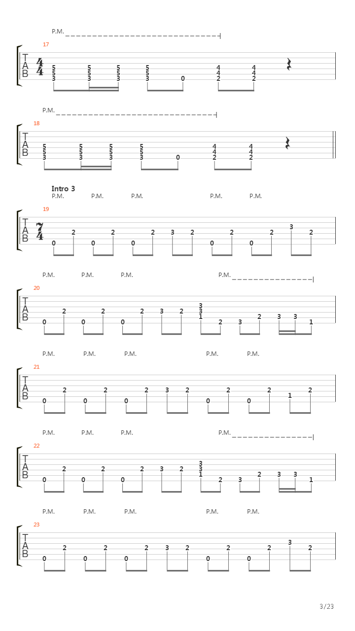 Blackened吉他谱