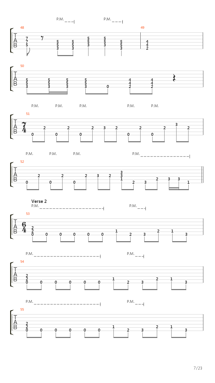 Blackened吉他谱