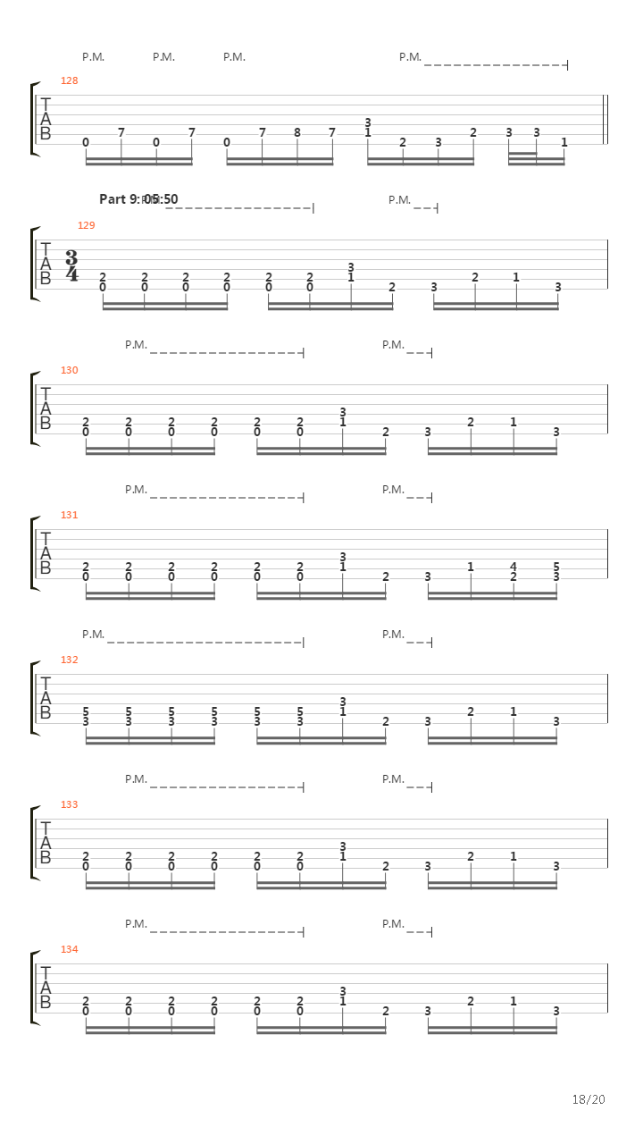 Blackened吉他谱