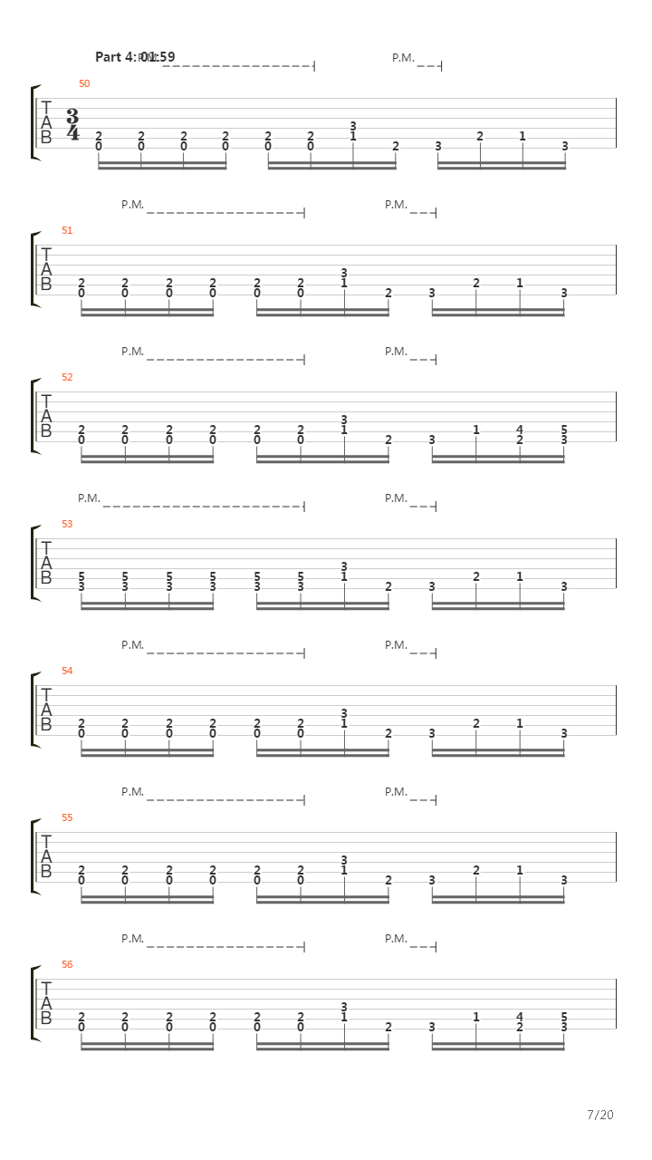 Blackened吉他谱