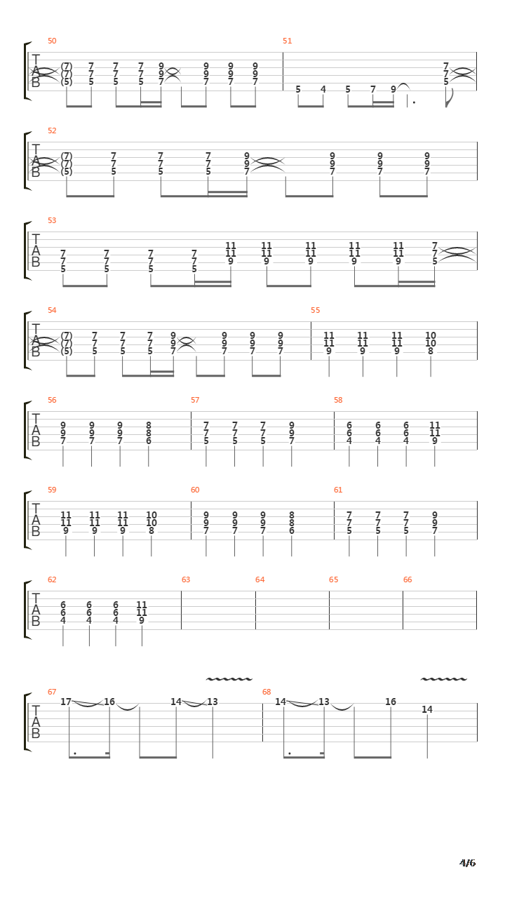 入阵曲吉他谱