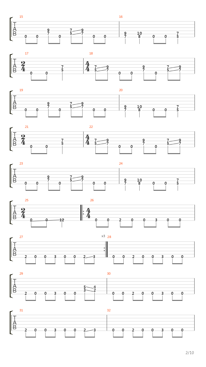 Blitzkrieg吉他谱