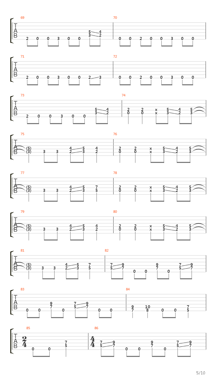 Blitzkrieg吉他谱