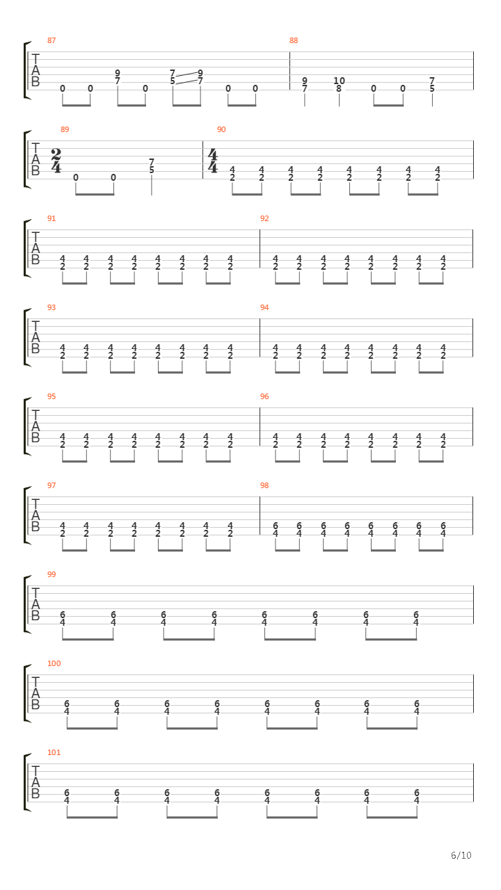 Blitzkrieg吉他谱