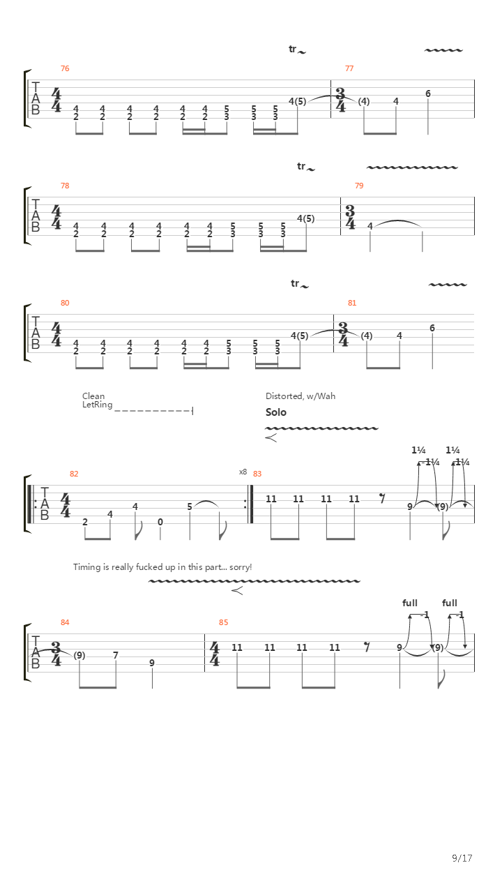 Cyanide吉他谱