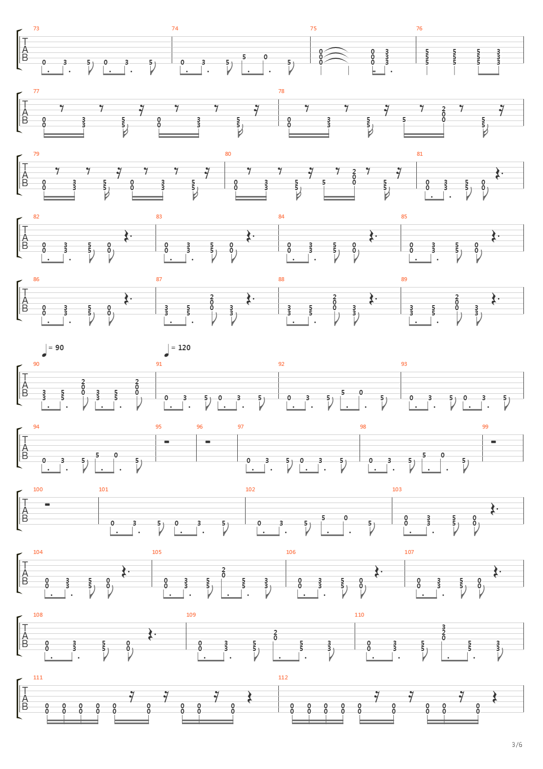 Dirty Window吉他谱