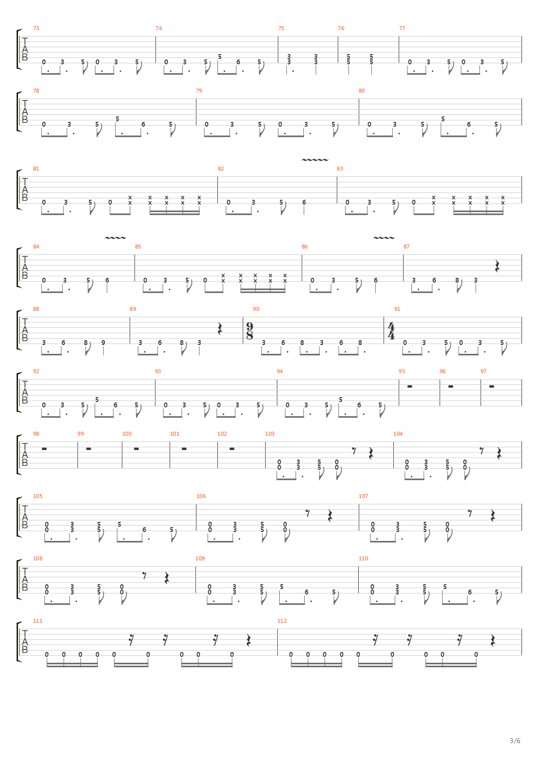 Dirty Window吉他谱