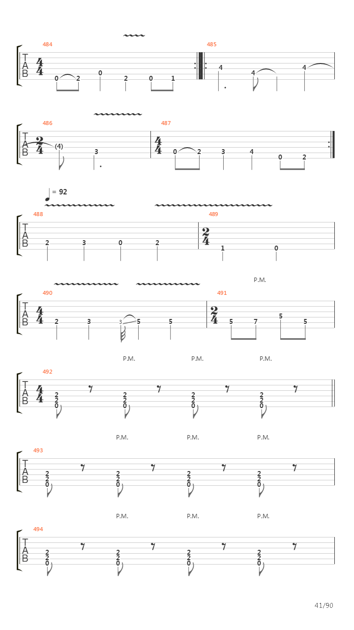 Death Magnetic Part 2吉他谱