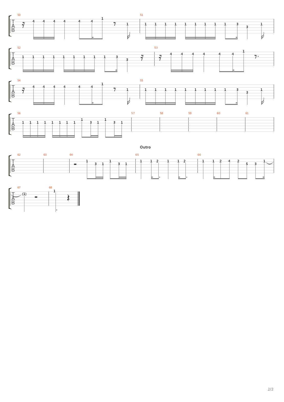 42吉他谱