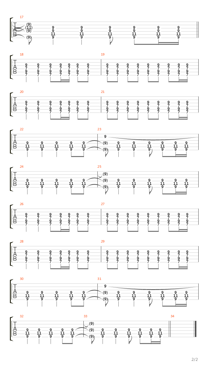 Chinese Sleep Chant吉他谱