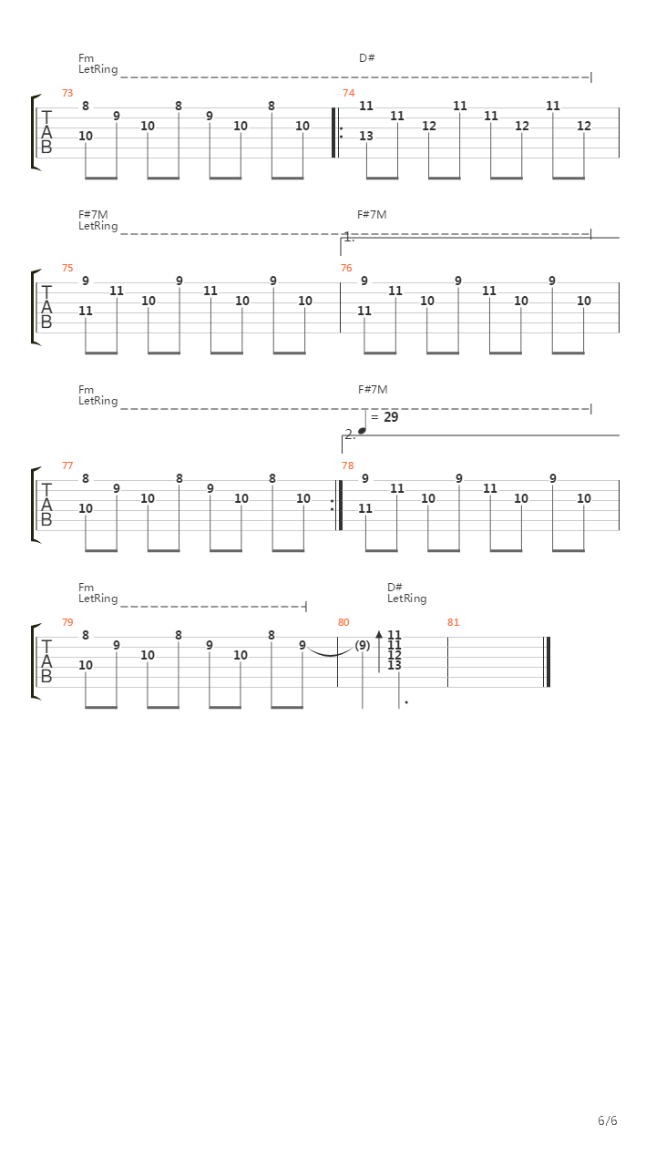 Clocks吉他谱