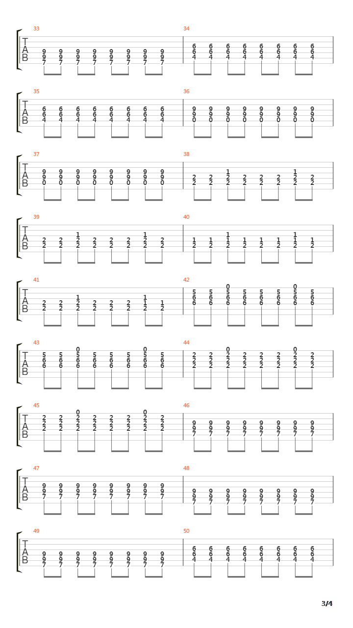 Stop And Stare吉他谱