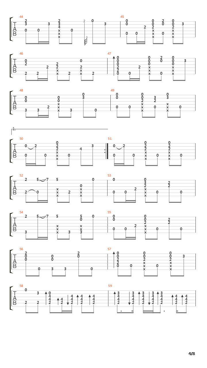 Arrietty's Song(借东西的小人阿莉埃蒂)吉他谱