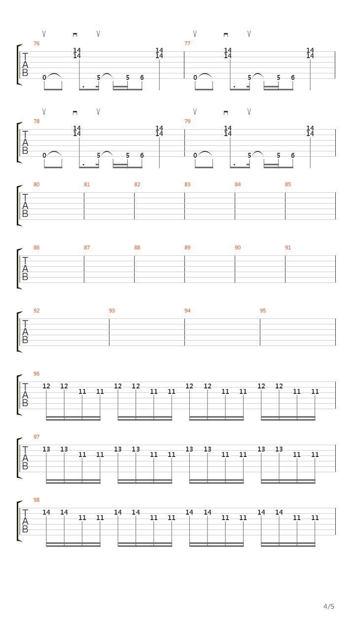 Ashamed吉他谱
